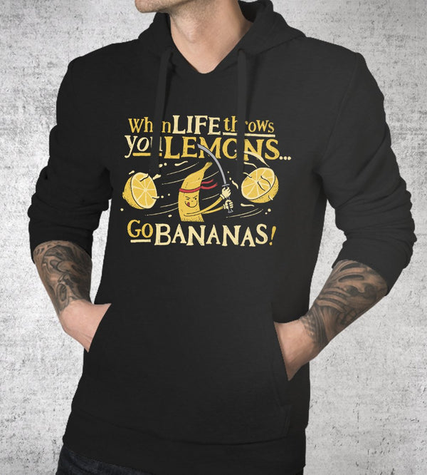 Go Bananas Hoodies by Grant Shepley - Pixel Empire