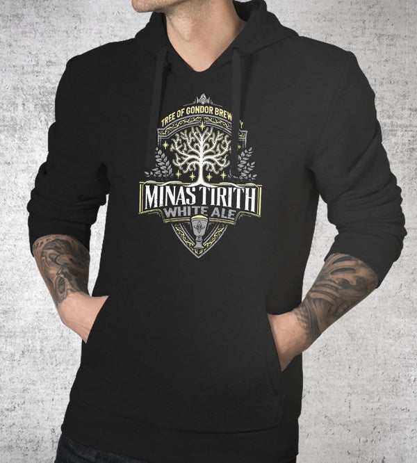 Minas Tirith White Ale Hoodies by Cory Freeman Design - Pixel Empire