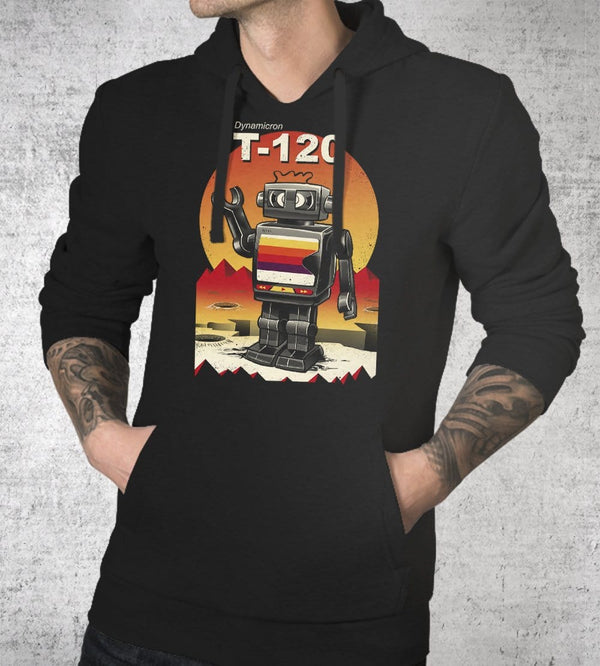 Vhs Bot Hoodies by Vincent Trinidad - Pixel Empire