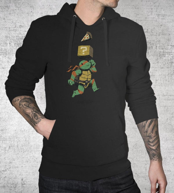 Pizza Power Up Hoodies by Louis Roskosch - Pixel Empire