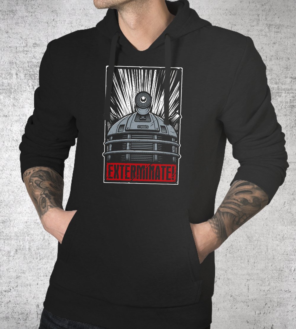 Exterminate! Hoodies by StudioM6 - Pixel Empire