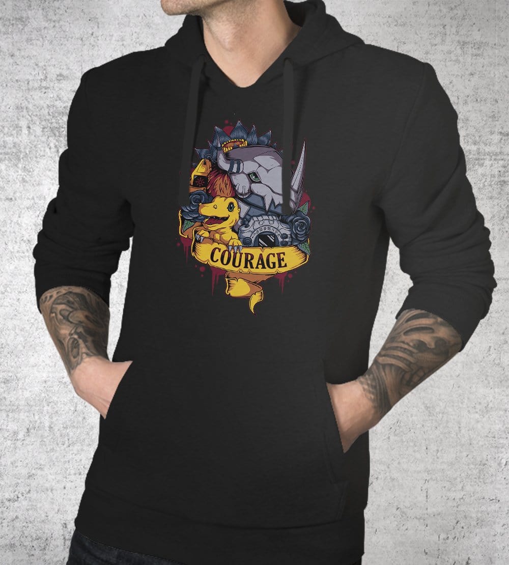 Courage Power Hoodies by Typhoonic - Pixel Empire