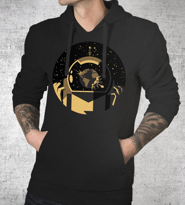 Astronaut Panic Hoodies by Javi Ramos - Pixel Empire