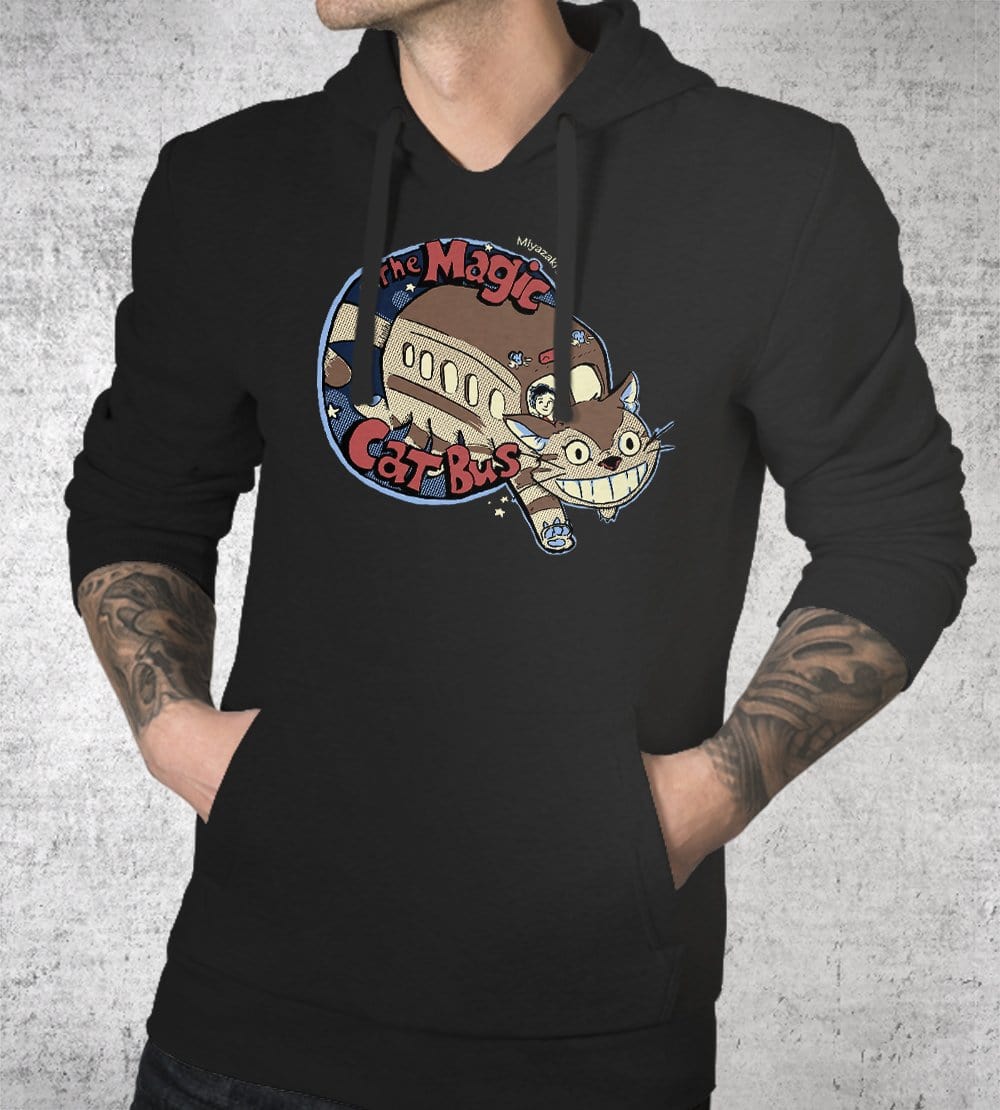 The Magic Catbus Hoodies by Creative Outpouring - Pixel Empire