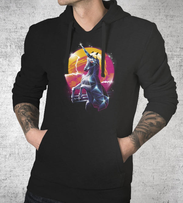 Rad Unicorn Hoodies by Vincent Trinidad - Pixel Empire