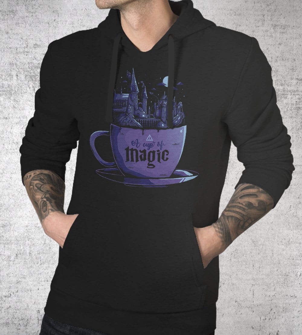 A Cup Of Magic Hoodies by Eduardo Ely - Pixel Empire