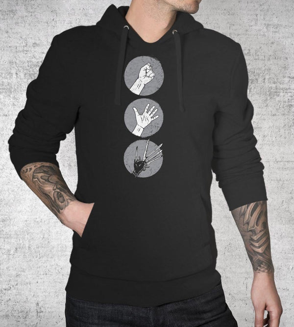 Rock Paper Scissors Hoodies by Grant Shepley - Pixel Empire