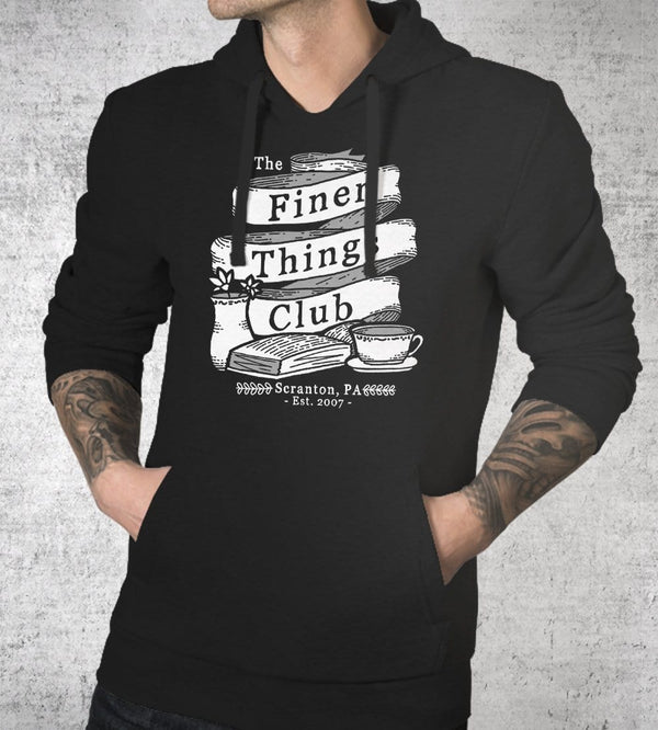 Finer Things Club Hoodies by Ronan Lynam - Pixel Empire