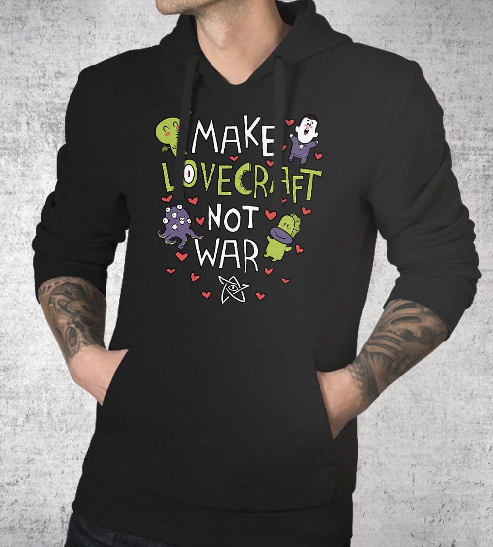 Make Lovecraft, Not War Hoodies by Anna-Maria Jung - Pixel Empire