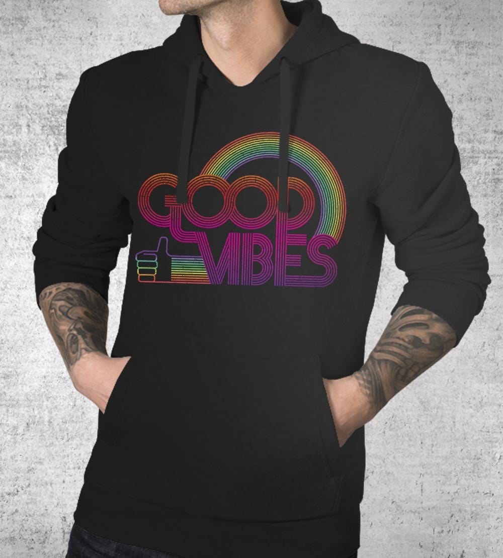 Good Vibes Hoodies by Perry Beane - Pixel Empire