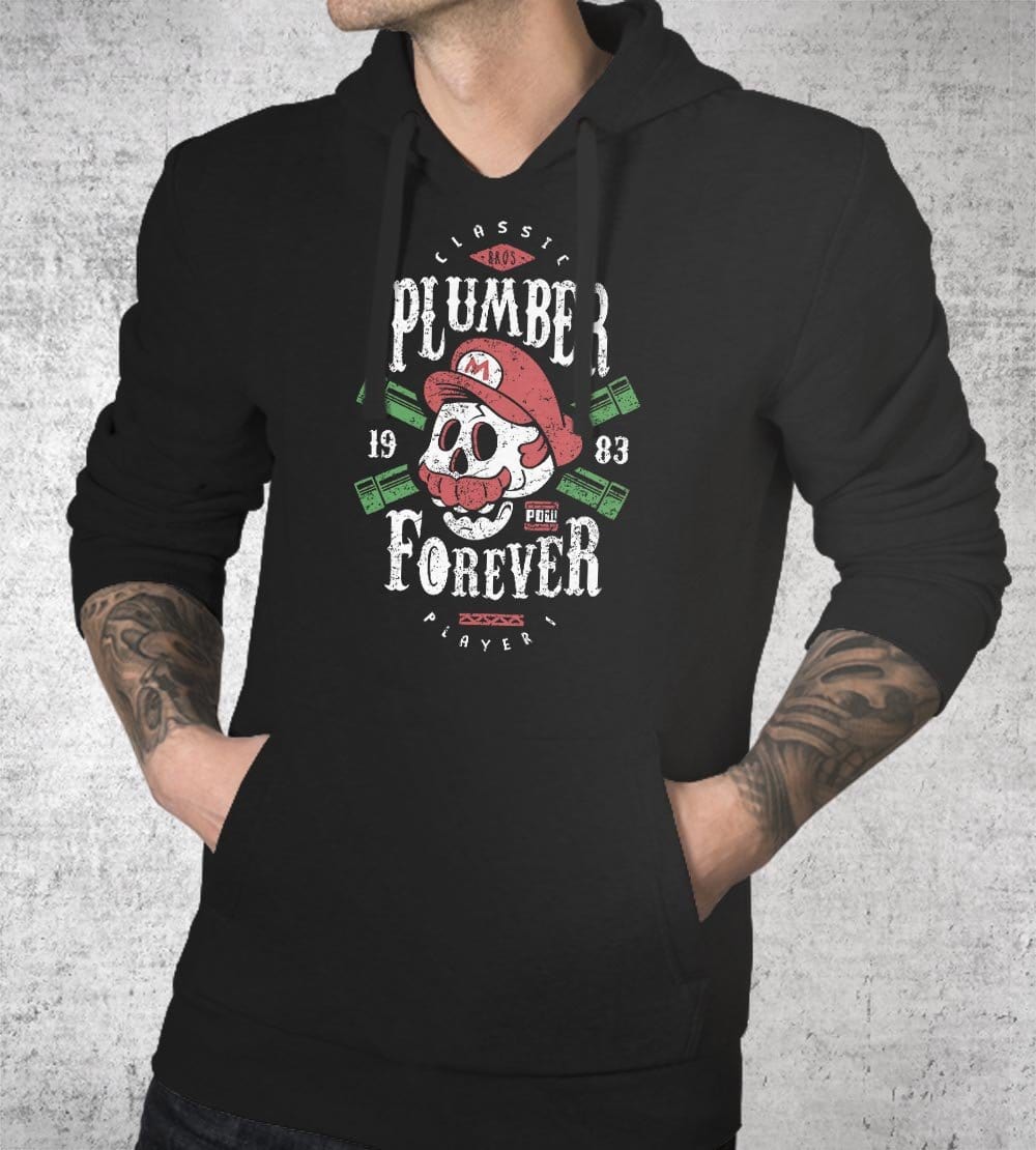 Plumber Forever Hoodies by Olipop - Pixel Empire