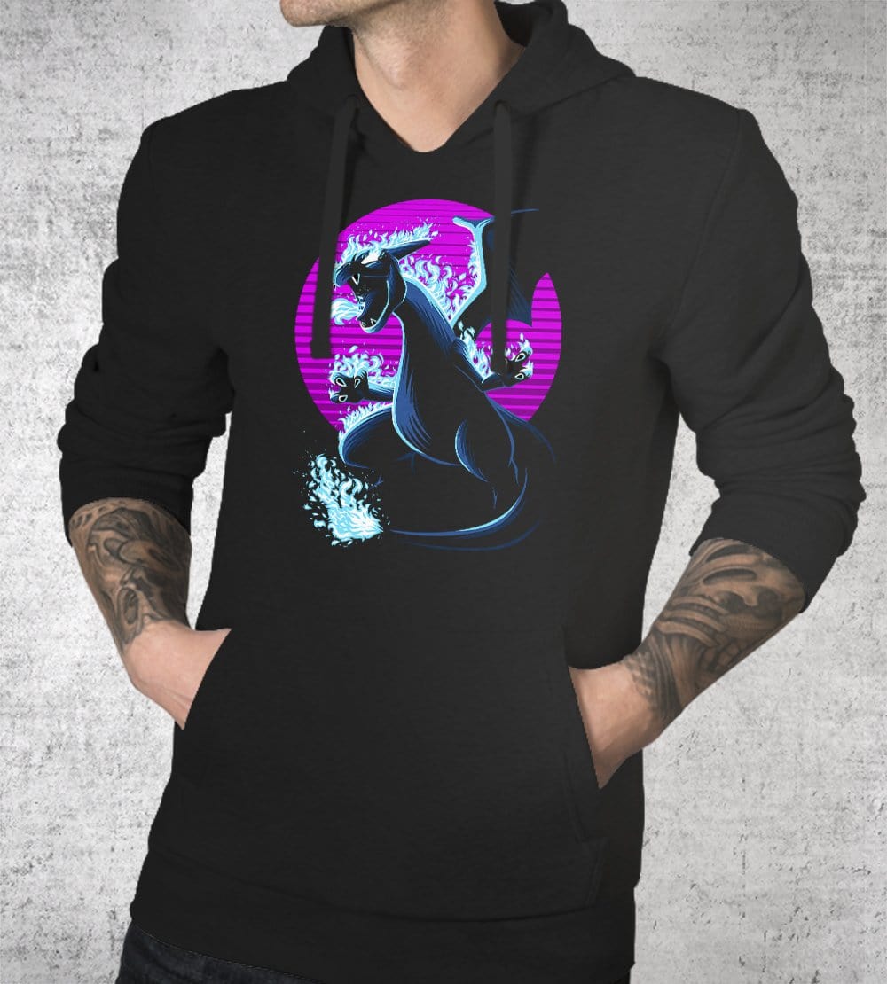 Retro Dragon Hoodies by Alberto Cubatas - Pixel Empire