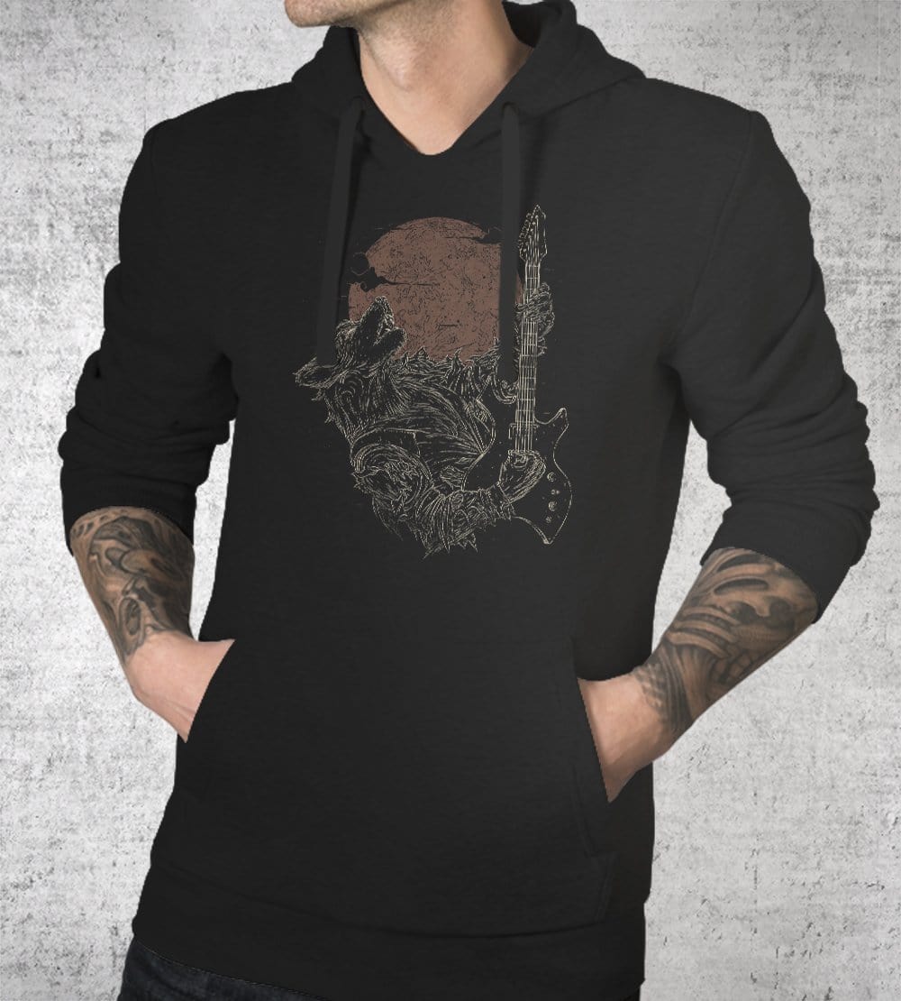 Bark At The Moon Hoodies by Javi Ramos - Pixel Empire
