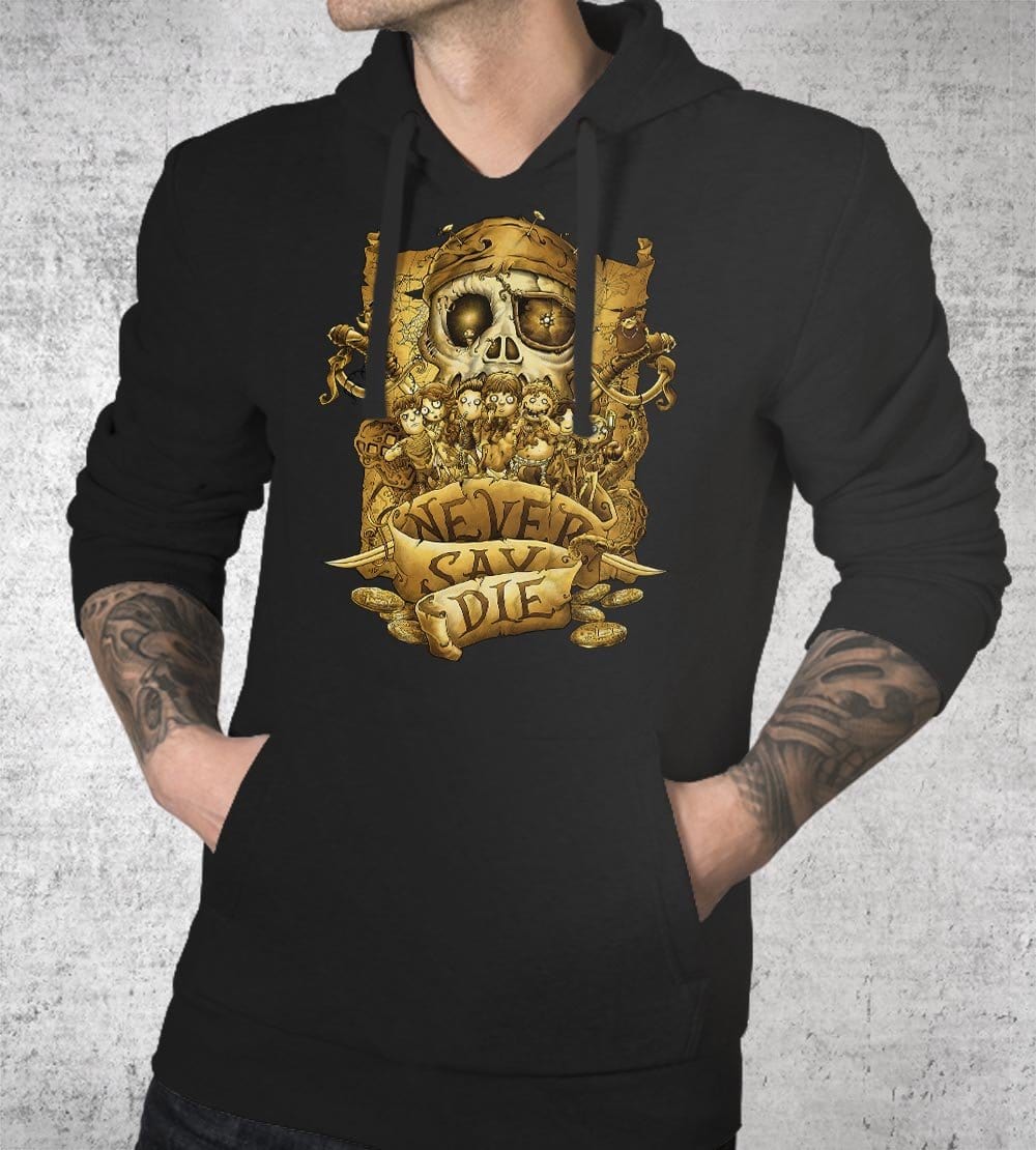 Never Say Die Hoodies by Saqman - Pixel Empire