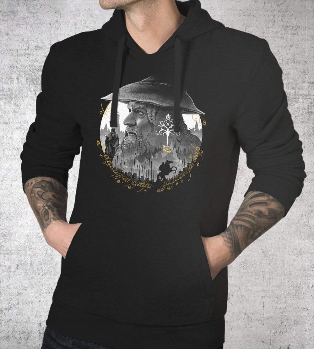 The Grey Wizard Hoodies by Vincent Trinidad - Pixel Empire