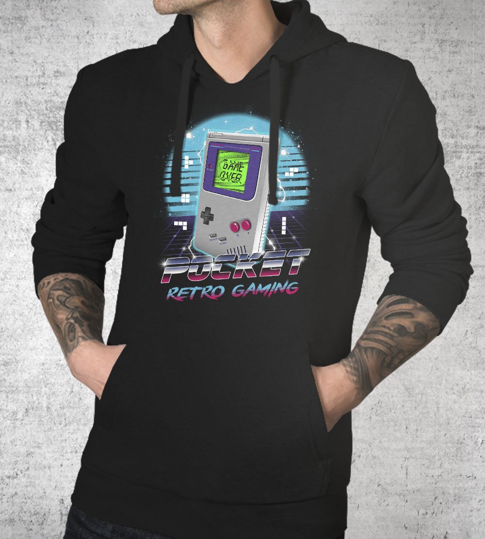 Pocket Retro Gaming Hoodies by Vincent Trinidad - Pixel Empire