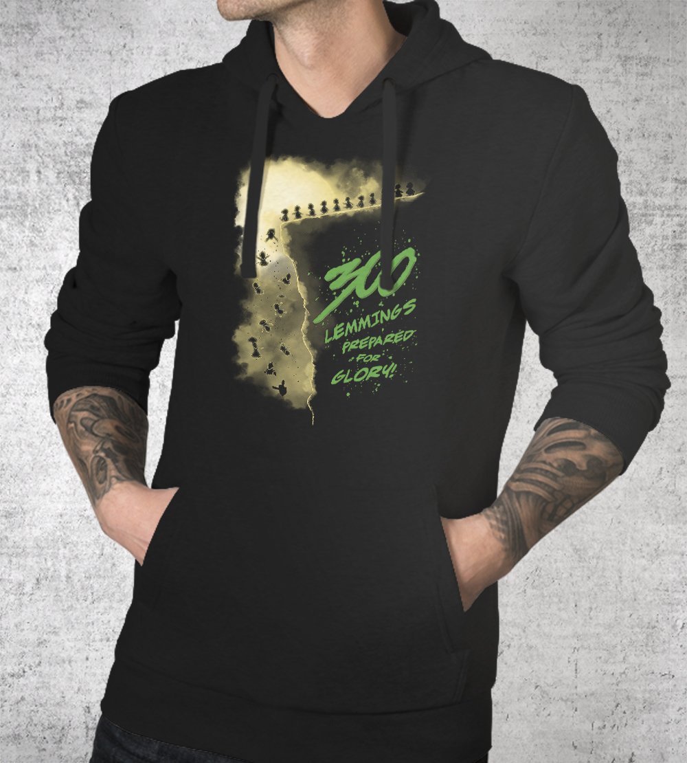 300 Lemmings Hoodies by Olipop - Pixel Empire