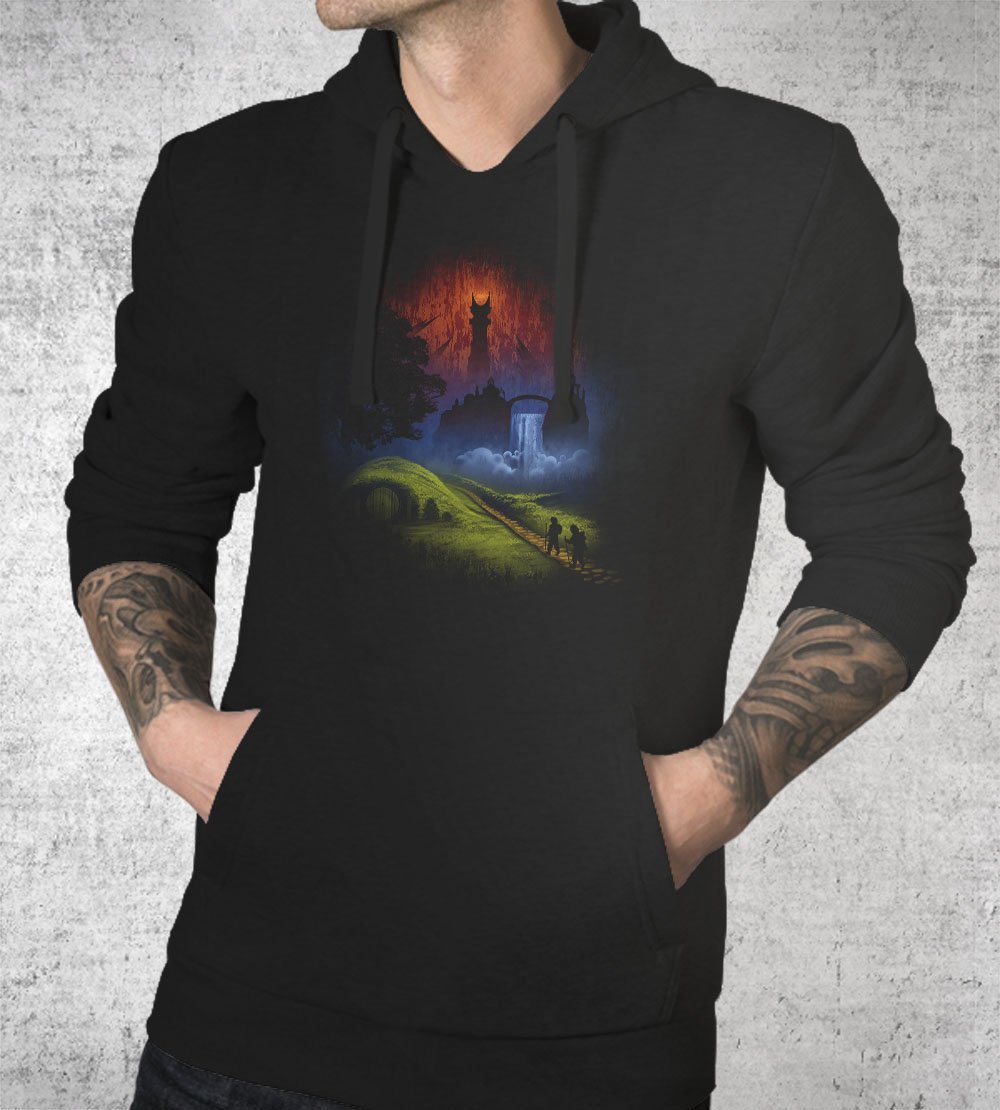 Over The Hill Hoodies by Alyn Spiller - Pixel Empire