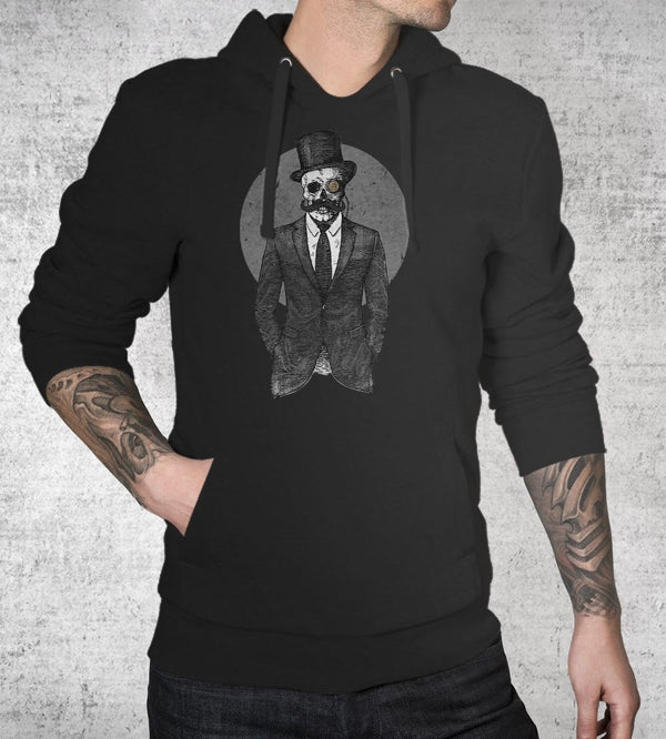 A Gentleman & a Skuller Hoodies by Grant Shepley - Pixel Empire