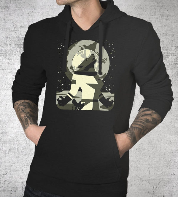 Werewolf In The Moon Hoodies by Javi Ramos - Pixel Empire
