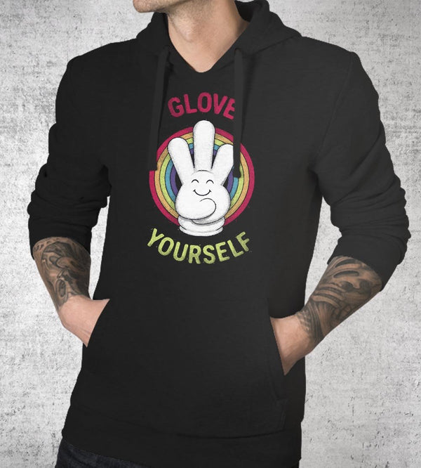 Glove Yourself Hoodies by Daniel Teres - Pixel Empire