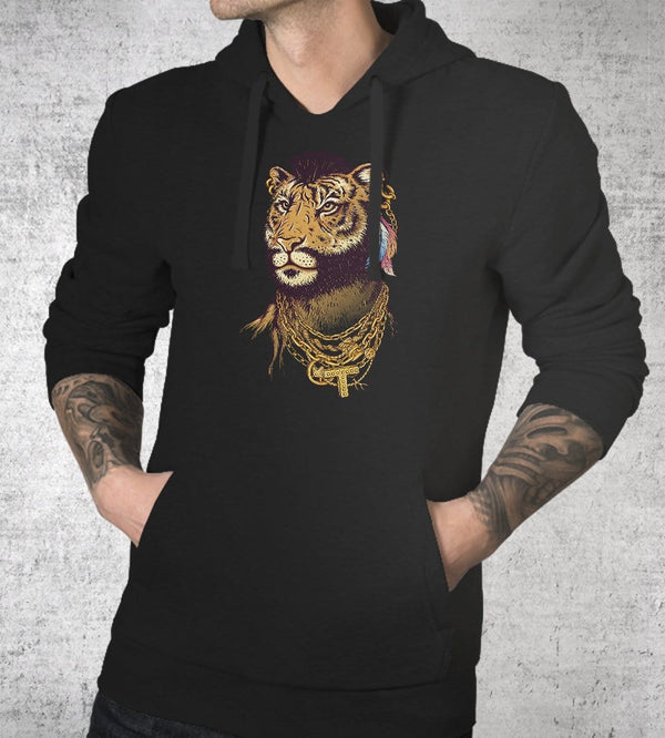 Mr Tiger Hoodies by Enkel Dika - Pixel Empire