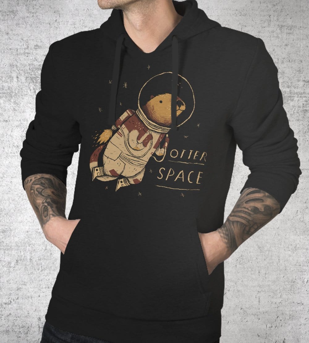 Otter Space Hoodies by Louis Roskosch - Pixel Empire