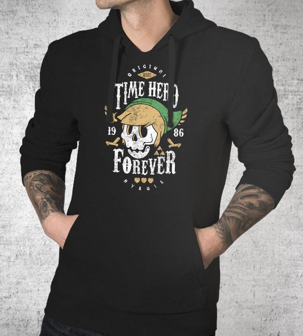 Time Hero Forever Hoodies by Olipop - Pixel Empire