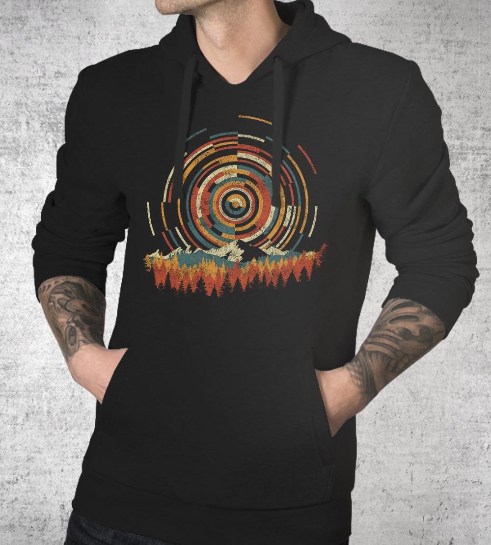 Geometry of Sunrise Hoodies by Dianne Delahunty - Pixel Empire