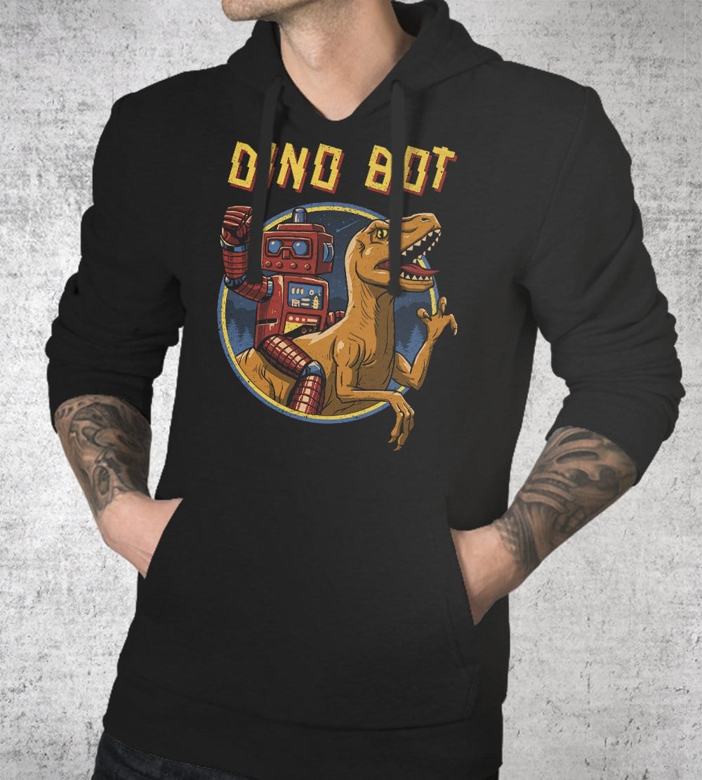 Dino Bot Hoodies by Vincent Trinidad - Pixel Empire