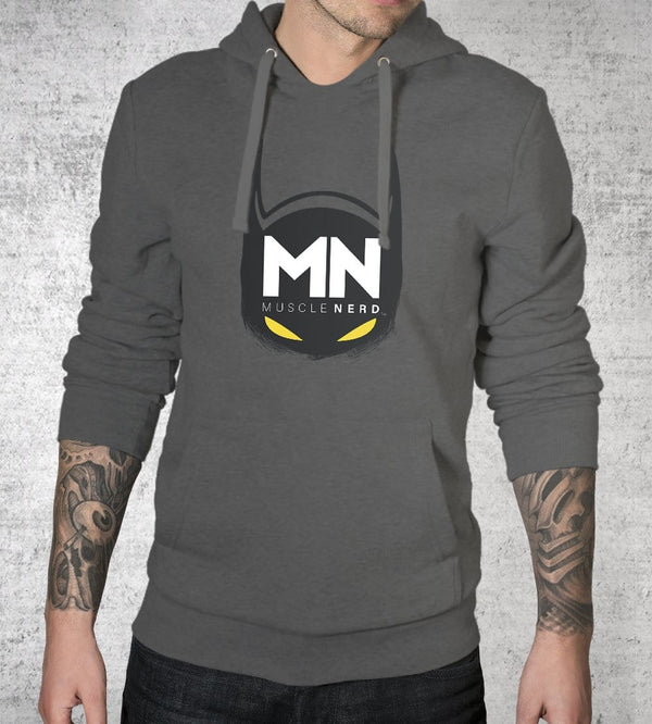 Bat Muscle Nerd Hoodies by Muscle Nerd - Pixel Empire