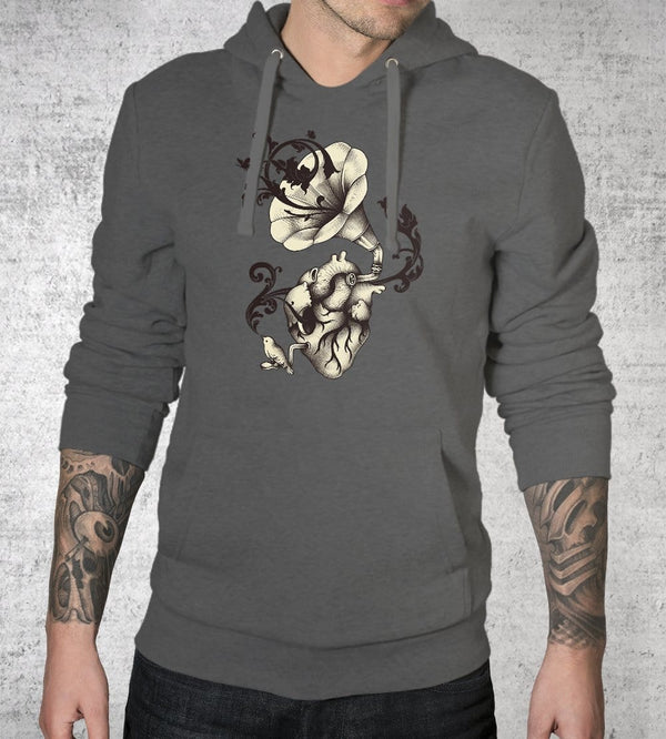 Listen To Your Heart Hoodies by Enkel Dika - Pixel Empire