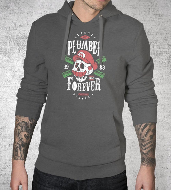 Plumber Forever Hoodies by Olipop - Pixel Empire