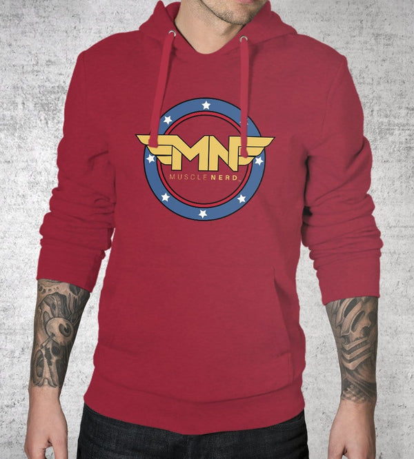 Amazonian Muscle Nerd Hoodies by Muscle Nerd - Pixel Empire