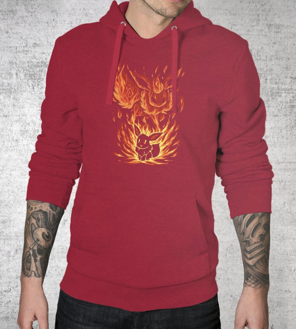 The Fire Evolution Within Hoodies by Techranova - Pixel Empire