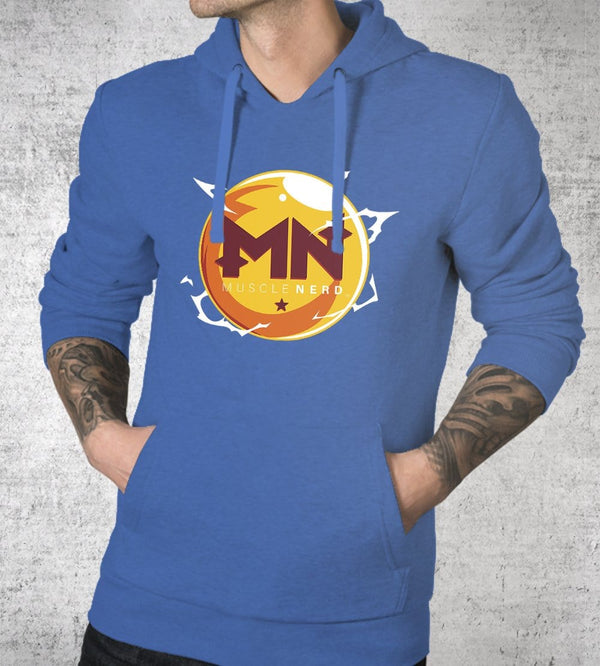 Muscle Nerd Ball Z Hoodies by Muscle Nerd - Pixel Empire