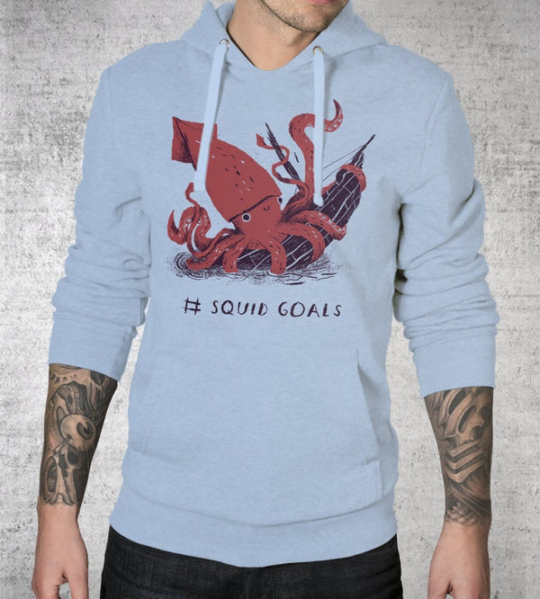 Squid Goals Hoodies by Louis Roskosch - Pixel Empire