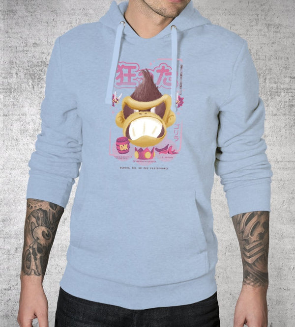 Crazy Motherfucking Kong Hoodies by Andre Fellipe - Pixel Empire