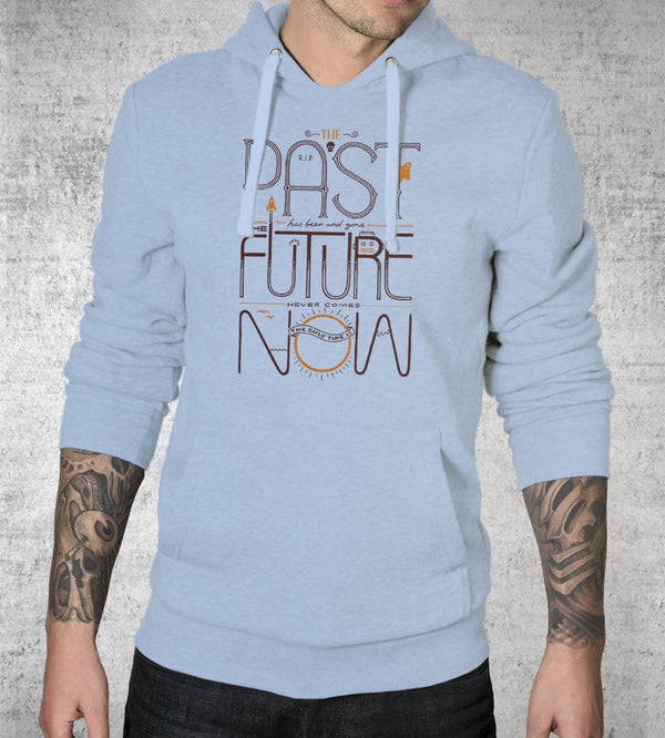 The Only Time Is Now Hoodies by Rick Crane - Pixel Empire