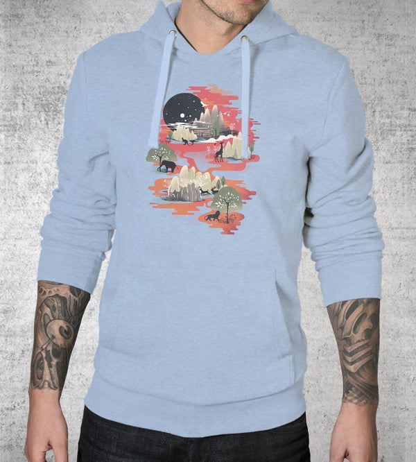 Landscape of Dreams Hoodies by Dan Elijah Fajardo - Pixel Empire