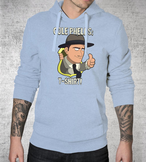 Some Call Me Cole Phelps Hoodies by Some Call Me Johnny - Pixel Empire