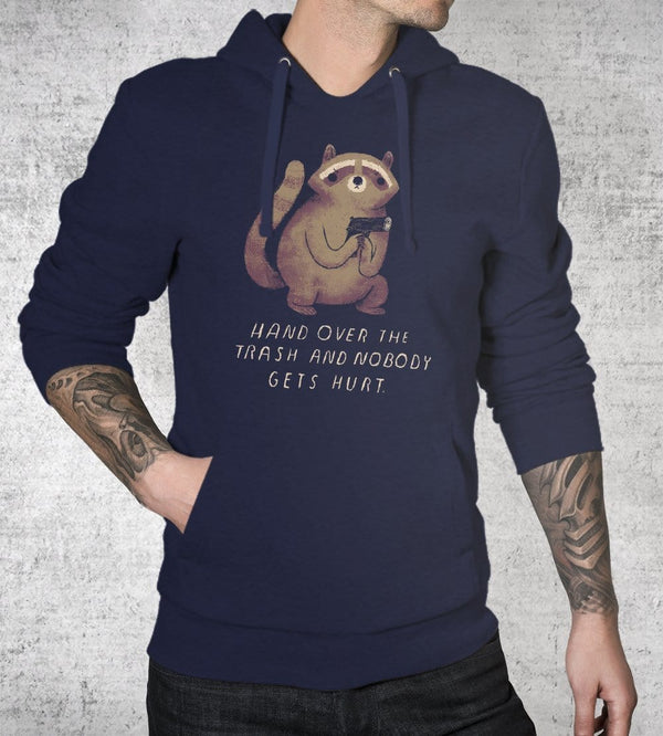 Hand Over The Trash Hoodies by Louis Roskosch - Pixel Empire