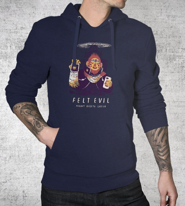 Felt Evil Hoodies by Louis Roskosch - Pixel Empire