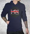 Uk Flag Muscle Nerd Hoodies by Muscle Nerd - Pixel Empire