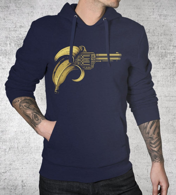 Banana Gun Hoodies by Enkel Dika - Pixel Empire