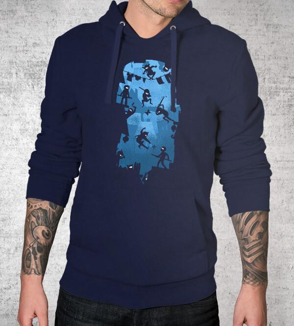 Ninja Kickass Hoodies by Anna-Maria Jung - Pixel Empire