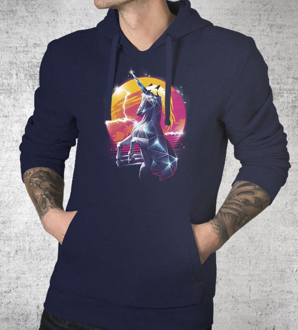 Rad Unicorn Hoodies by Vincent Trinidad - Pixel Empire