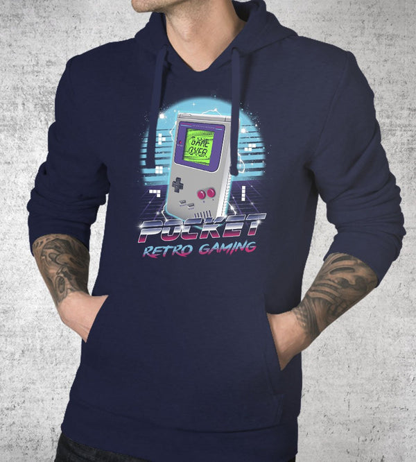 Pocket Retro Gaming Hoodies by Vincent Trinidad - Pixel Empire