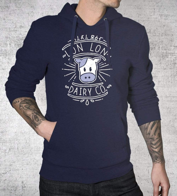 Lon Lon Dairy Co Hoodies by Ronan Lynam - Pixel Empire