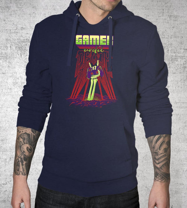 Gamer Until Death Hoodies by Diego Pedauy - Pixel Empire